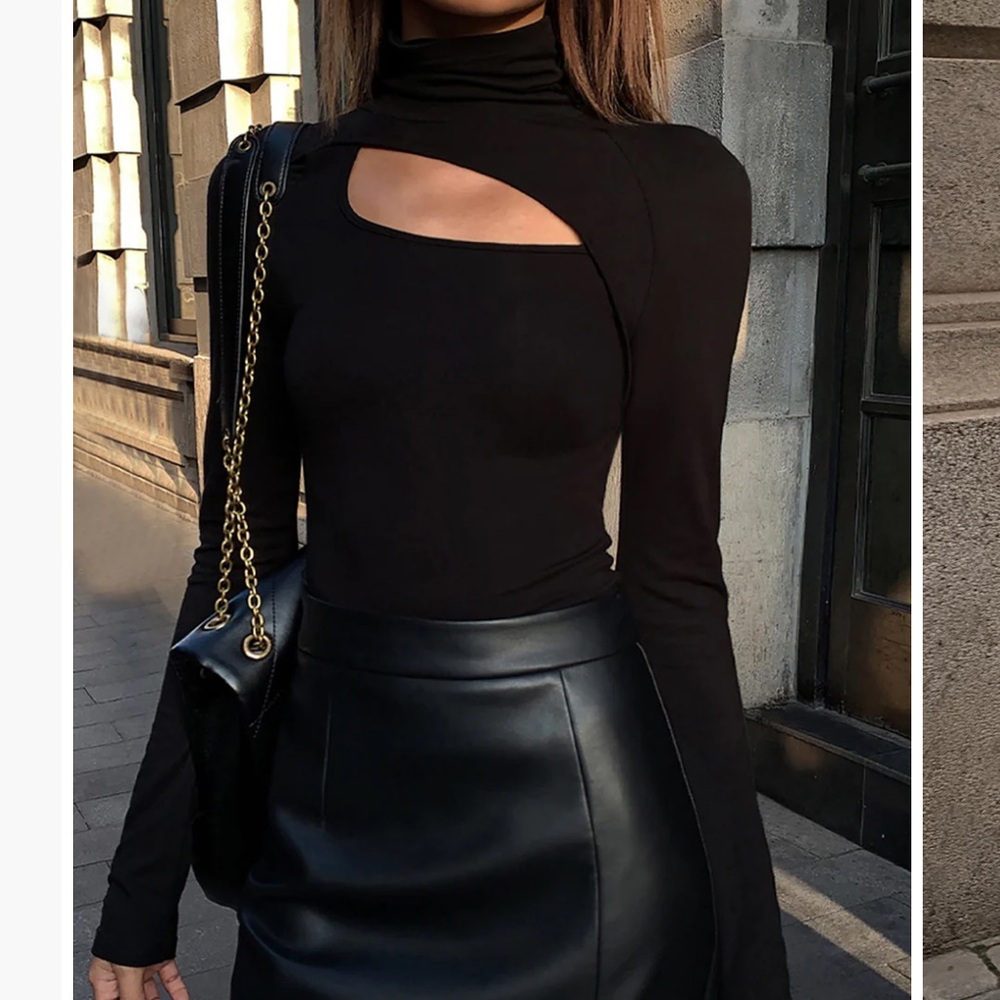 Asymmetric Cut Out Top